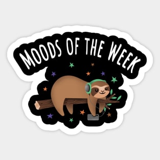 Moods of the week Sticker